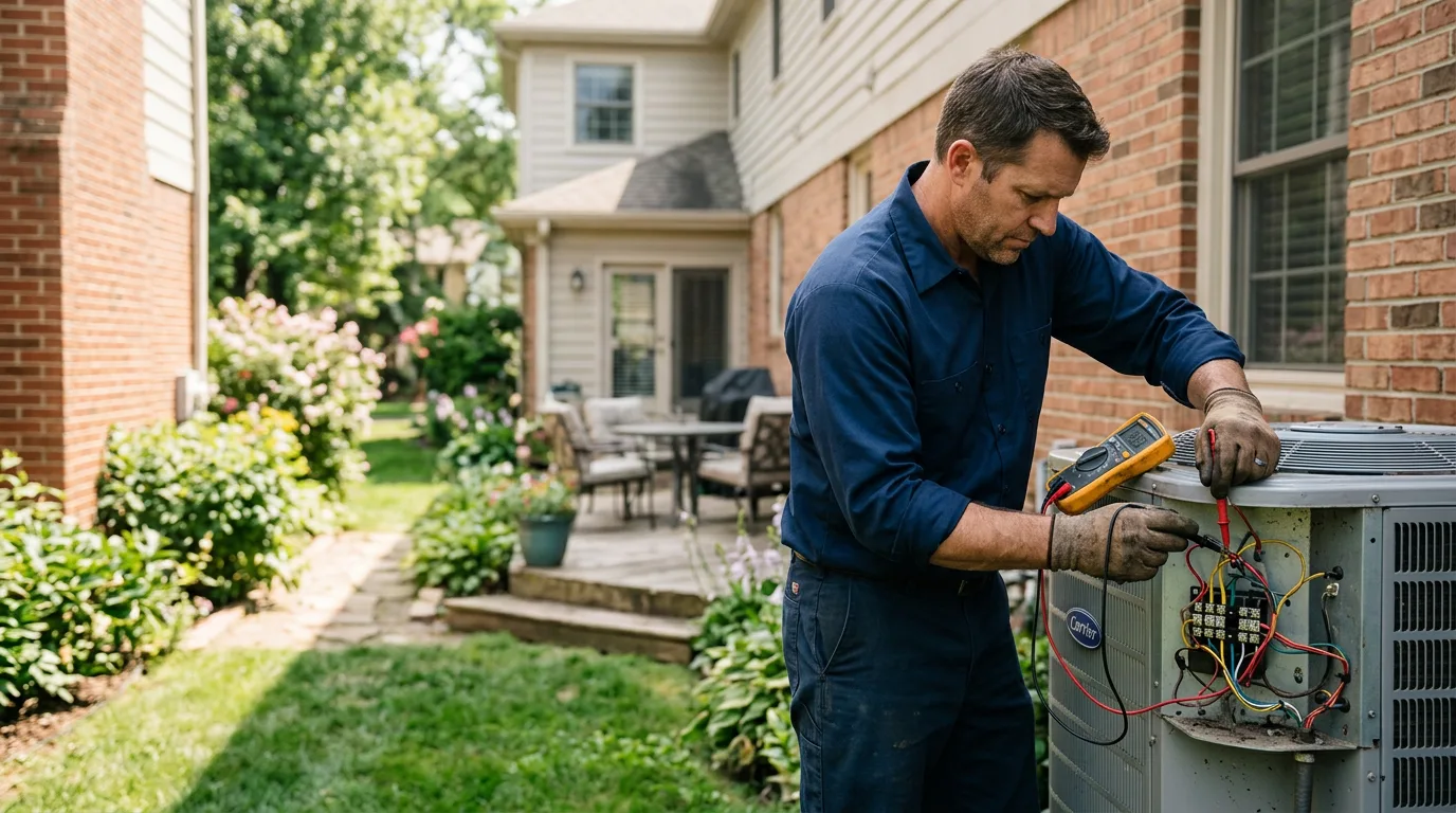 HVAC technician working near Parkton, NC